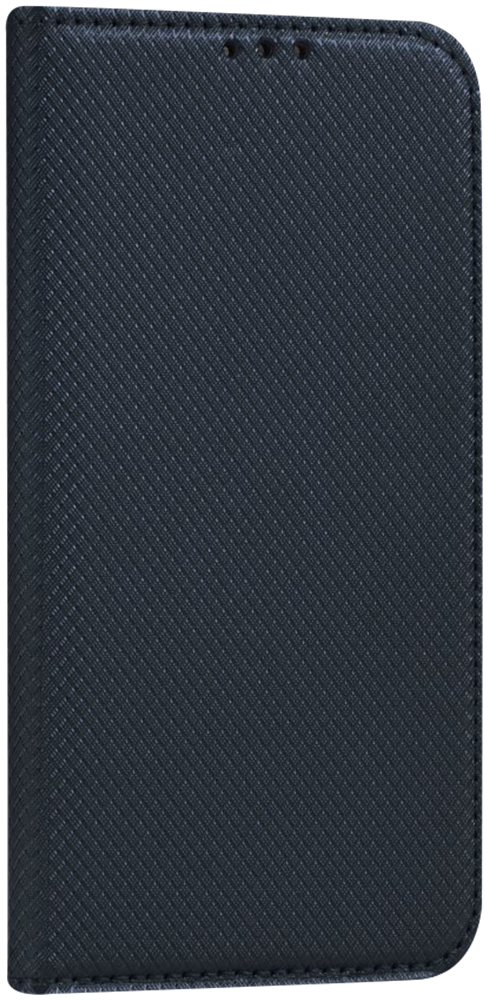 Huawei Y6P oldalra nyíló flipes bőrtok rombusz mintás fekete