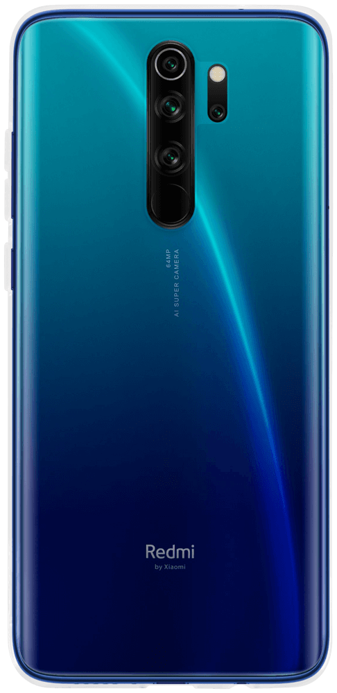 Xiaomi Redmi Note 8 Pro szilikon tok közepesen ütésálló átlátszó