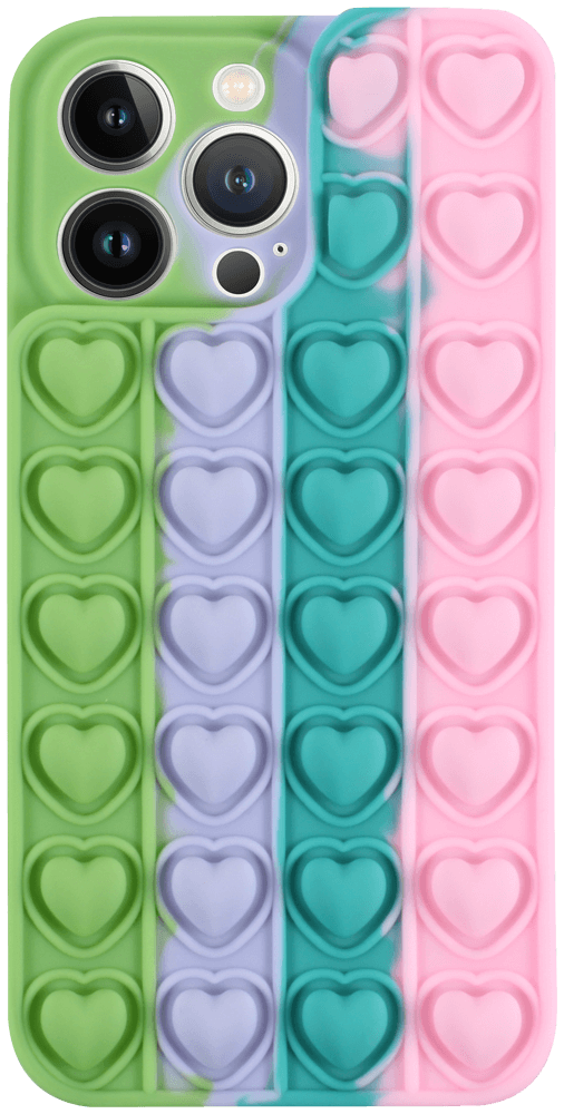 Apple iPhone 13 Pro szilikon tok Heart Pop It